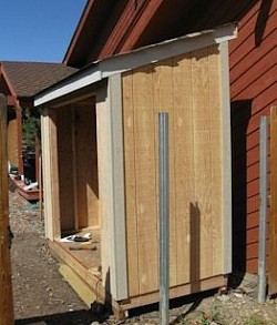 Created shed add on